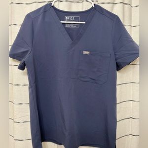 FIGS - Periwinkle - 1 pocket Scrub top - MEDIUM